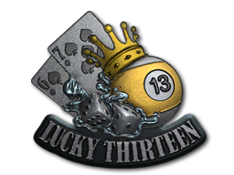 Sticker | Lucky 13