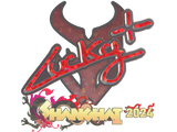 Artwork for Sticker | Lucky (Glitter) | Shanghai 2024