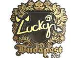 Artwork for Sticker | Lucky (Gold) | Budapest 2025