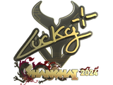 Artwork for Sticker | Lucky (Gold) | Shanghai 2024