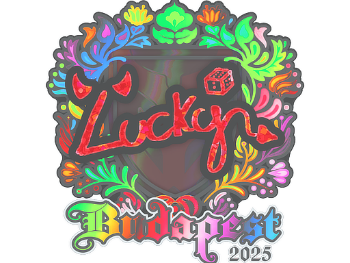 Sticker | Lucky (Holo) | Budapest 2025