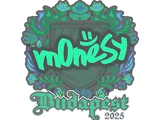 Artwork for Sticker | m0NESY | Budapest 2025