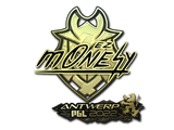 Artwork for Sticker | m0NESY (Gold) | Antwerp 2022