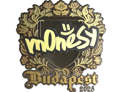 Sticker | m0NESY (Gold) | Budapest 2025