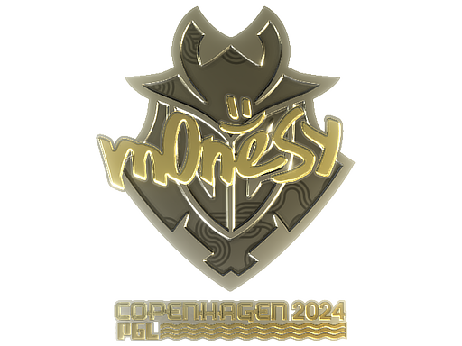 Sticker | m0NESY (Gold) | Copenhagen 2024