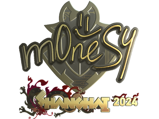 Sticker | m0NESY (Gold) | Shanghai 2024