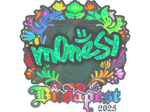 Sticker | m0NESY (Holo) | Budapest 2025