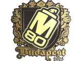 Artwork for Sticker | M80 (Gold) | Budapest 2025