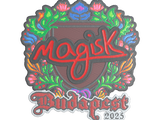 Artwork for Sticker | Magisk (Embroidered) | Budapest 2025