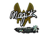 Artwork for Sticker | Magisk (Glitter) | Antwerp 2022