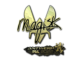 Artwork for Sticker | Magisk (Gold) | Antwerp 2022