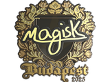 Artwork for Sticker | Magisk (Gold) | Budapest 2025