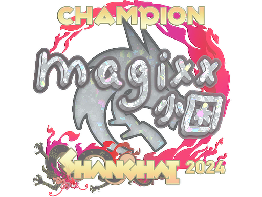 Sticker | magixx (Glitter, Champion) | Shanghai 2024