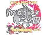 Artwork for Sticker | magixx (Glitter, Champion) | Shanghai 2024