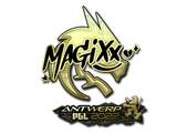 Artwork for Sticker | magixx (Gold) | Antwerp 2022
