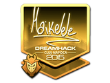 Artwork for Sticker | Maikelele (Gold) | Cluj-Napoca 2015