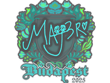Artwork for Sticker | MAJ3R | Budapest 2025