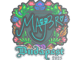 Artwork for Sticker | MAJ3R (Embroidered) | Budapest 2025
