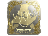 Artwork for Sticker | MAJ3R (Gold) | Austin 2025