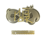 Artwork for Sticker | MAJ3R (Gold) | Copenhagen 2024