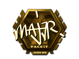 Artwork for Sticker | MAJ3R (Gold) | London 2018