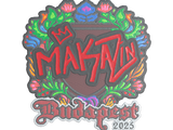 Artwork for Sticker | Maka (Embroidered) | Budapest 2025