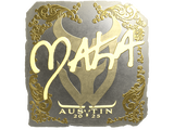 Artwork for Sticker | Maka (Gold) | Austin 2025