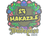 Artwork for Sticker | makazze (Embroidered) | Budapest 2025