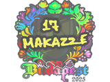 Artwork for Sticker | makazze (Holo) | Budapest 2025