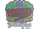 Artwork for Sticker | malbsMd (Embroidered) | Budapest 2025