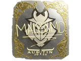 Artwork for Sticker | malbsMd (Gold) | Austin 2025