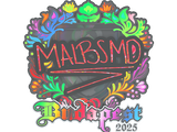 Artwork for Sticker | malbsMd (Holo) | Budapest 2025