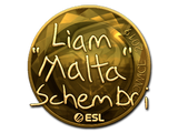 Sticker | malta (Gold) | Katowice 2019