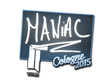 Sticker | Maniac | Cologne 2015