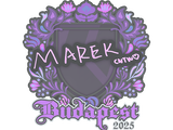 Artwork for Sticker | Marek | Budapest 2025