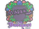 Artwork for Sticker | Marek (Embroidered) | Budapest 2025
