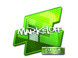 Artwork for Sticker | markeloff (Foil) | Atlanta 2017