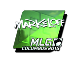 Artwork for Sticker | markeloff (Foil) | MLG Columbus 2016