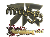 Artwork for Sticker | MATYS (Gold) | Shanghai 2024