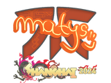 Artwork for Sticker | MATYS | Shanghai 2024