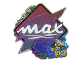 Artwork for Sticker | max (Glitter) | Rio 2022