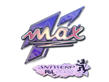 Artwork for Sticker | max (Holo) | Antwerp 2022