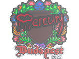 Artwork for Sticker | Mercury (Embroidered) | Budapest 2025
