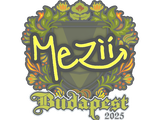 Artwork for Sticker | mezii | Budapest 2025