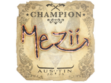 Artwork for Sticker | mezii (Champion) | Austin 2025