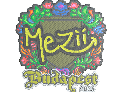 Sticker | mezii (Embroidered) | Budapest 2025