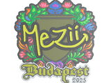 Artwork for Sticker | mezii (Embroidered) | Budapest 2025