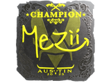 Artwork for Sticker | mezii (Foil, Champion) | Austin 2025