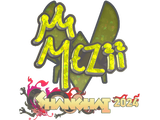 Artwork for Sticker | mezii (Glitter) | Shanghai 2024