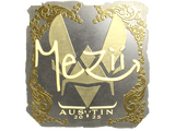 Artwork for Sticker | mezii (Gold) | Austin 2025